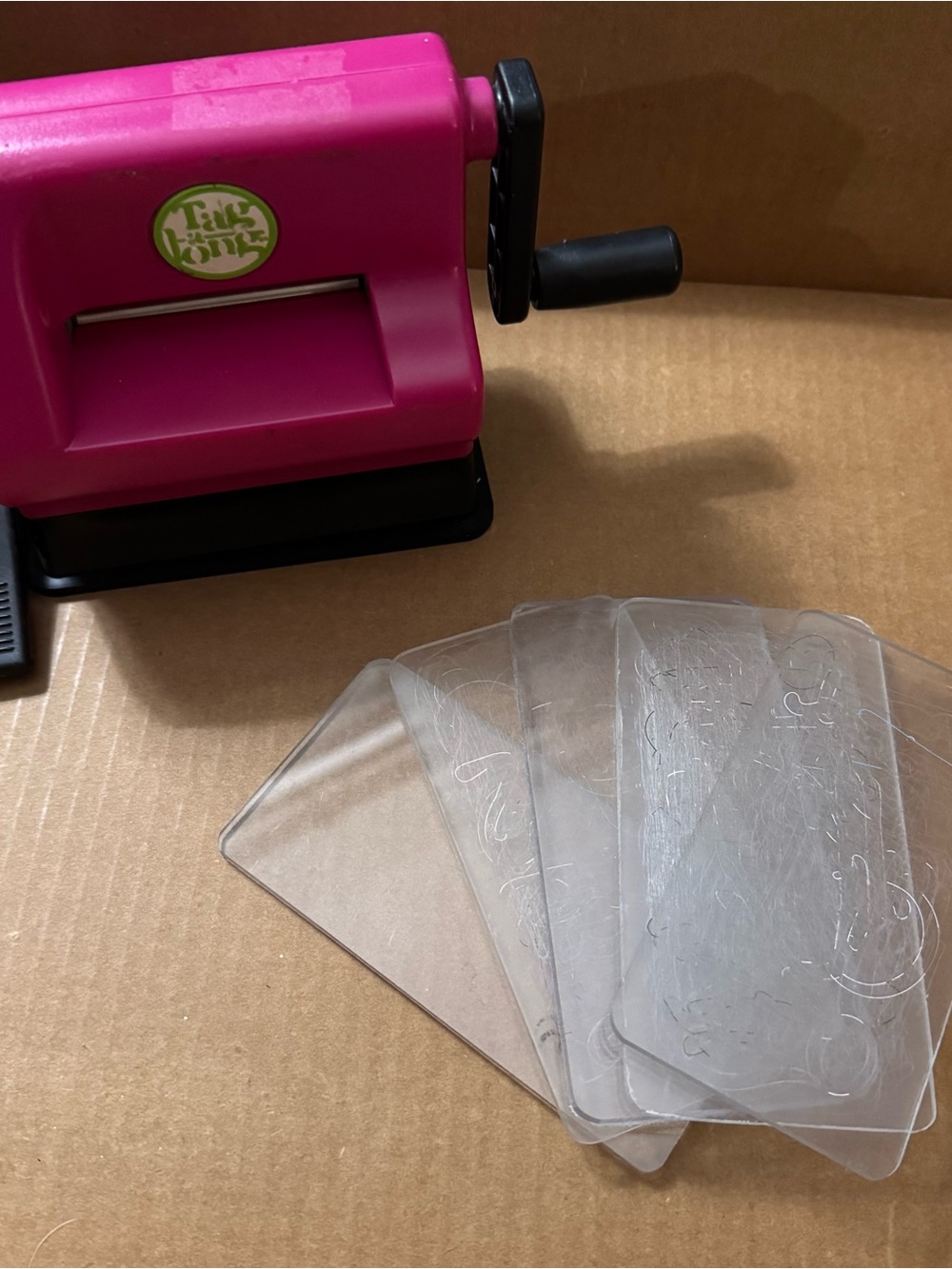 Ellison Designs Tag-a-Long Die Cutting Machine with Sizzix Adapter Pieces